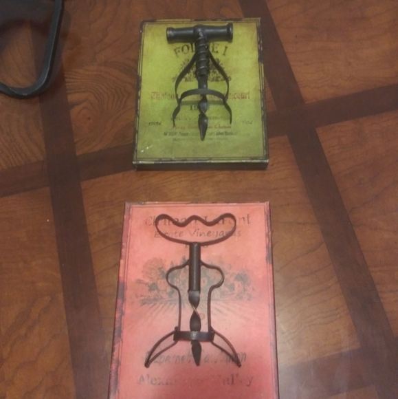 Pair of Beautiful French Antique Wall Plaques.